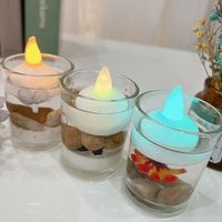 Produit chaud pour le dropshipping Bougies flottantes les plus vendues: Lumière sur l'eau. Accessoires pour bougies électroniques étanches à LED
