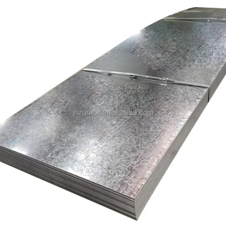 DX51D Z275 grade prime big spangle surface construct metal galvanized steel coil sheet