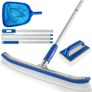 <span class=keywords><strong>Kit</strong></span> Profesional <span class=keywords><strong>de</strong></span> <span class=keywords><strong>Limpieza</strong></span> <span class=keywords><strong>de</strong></span> <span class=keywords><strong>Piscinas</strong></span> <span class=keywords><strong>para</strong></span> Exteriores con Red <span class=keywords><strong>de</strong></span> Recogida y Cepillo <span class=keywords><strong>para</strong></span> Algas, Alta Eficiencia y Durabilidad - Product Image 1