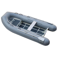 Bateau pneumatique RIB en aluminium de 11 pieds, 330 PVC Hypalo, coque en V profond, à vendre