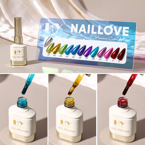 Hanyi thiết kế cao cấp UV Gel Sơn Móng Tay Chất lỏng kim loại hiệu ứng với đèn LED chai đóng gói OEM/ODM với biểu tượng tùy chỉnh - Product Image 6