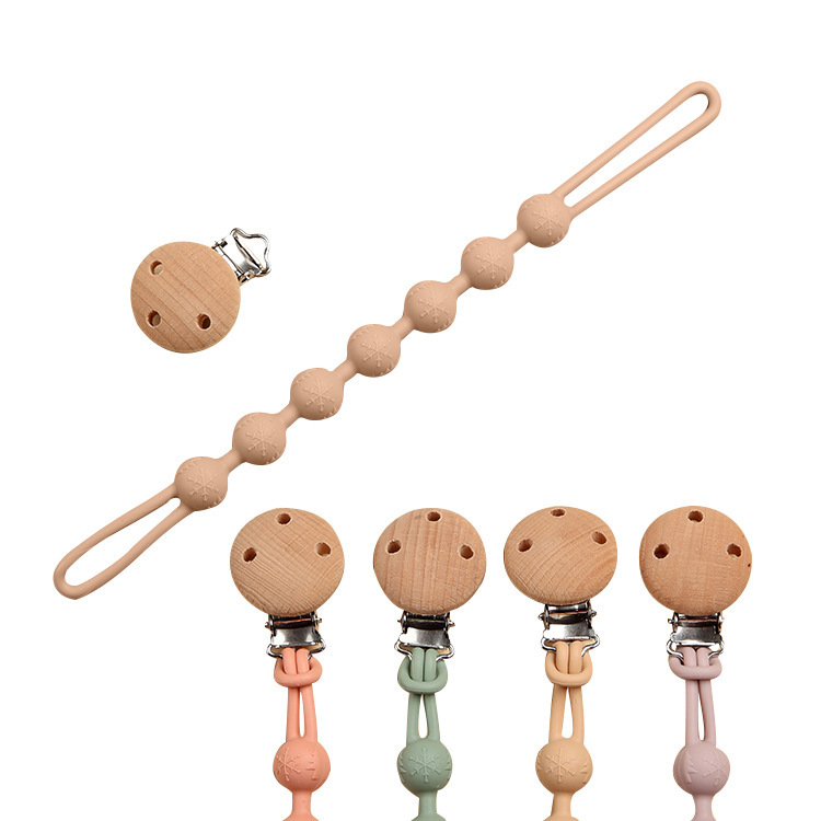 New Style Chic Bohemian Style Silicone Beads Daisy Smile Face School Day Lanyard Key Chain Image 2