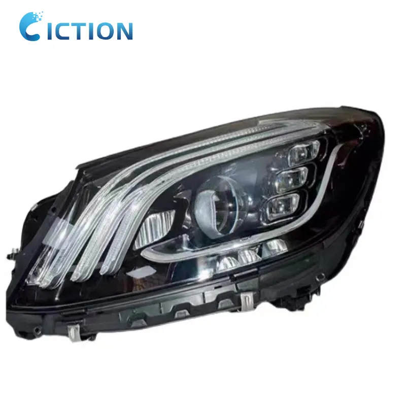 Araba LED far 2014-2017 eski yükseltme 2018-2020 yeni mercedes headlights farlar Benz s-class için