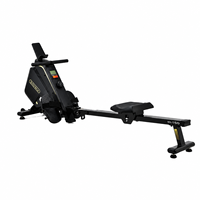 Máquina de Remo Plegable para Gimnasio en Casa, Apartamento, Espacio Interior, Ahorro de Espacio, Remo Magnético, Equipo de Ejercicio Cardiovascular Silencioso