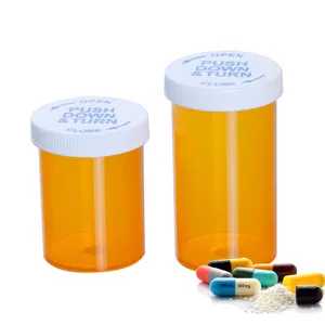 Mini pastillas de medicina transparente, contenedor de 20 robots, 80ml
