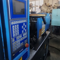 Machine de moulage par injection horizontale hydraulique d'occasion de 120 tonnes, modèle MA1200/370, de qualité supérieure, avec PLC et moteur, très demandée pour le marché haïtien