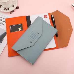 Creative A5 Notebook Multicolor PU Soft Leather Bag Shape <b>Notepads</b> Custom logo Printed - Product Image 3