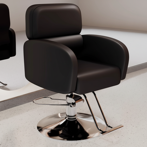 เก้าอี้ตัดผมหนังคลาสสิกทันสมัย ทนทาน อุปกรณ์ทำผมระดับมืออาชีพ เก้าอี้จัดแต่งทรงผมที่สะดวกสบายสำหรับร้านตัดผม - Product Image 5