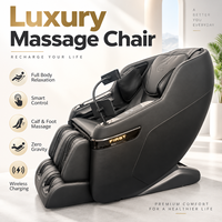 Fauteuil de massage Shiatsu 8D haut de gamme avec écran tactile SL Track pour salon professionnel, fauteuil inclinable de bien-être, canapé de relaxation pour le corps entier