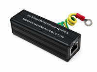 Parafoudre RJ45 1 Port Gigabit en ligne certifié CE RoHS, montage sur rail DIN, conception modulaire, 48V pour enregistreur NVR