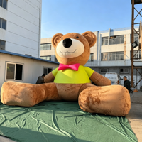 Ours en peluche géant gonflable publicitaire, décoration, mascotte gonflable, ours en peluche personnalisé gonflable grande taille
