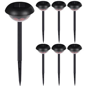 Lampe solaire LED décorative en forme de fleur pour extérieur, 600 mAh, IP44, étanche, pour aménagement paysager et allées - Product Image 5