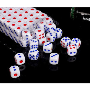 Vente directe, ensemble de dés de table de jeu de rôle de casino, gravure personnalisée, polyèdre d6, 12mm - Product Image 2