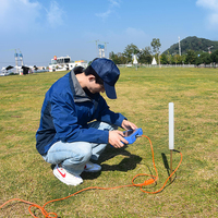 Détecteur d'eau souterraine S500 multifréquence IP55 en plastique avec cartographie automatique et imagerie par résistivité électrique, portée 500m