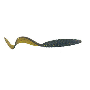 Señuelo suave de cola de sirena de 12.5cm y 6g, señuelo biónico de cola rizada tipo larva para pesca de lubina, cebo de fondo. - Product Image 5