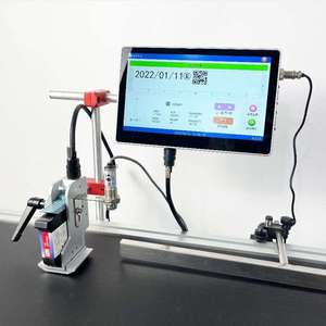 Automatische 10-Zoll-Online-Thermo-Tintenstrahl-Tij-Drucker-Produktionslinie für Flex-und Eimaterial für die Codierung des Rohr verfalls datums - Product Image 3
