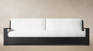 Custom Powder Coated Aluminum Outdoor <b>Sofa</b> <b>Set</b>, Modern Patio Conversation <b>Set</b> with Waterproof Cushions, Outdoor <b>Sofa</b> Armchair - Product Image 3
