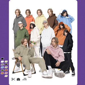 Sweat-shirt Oversize en coton pour homme, pull-over à capuche de haute qualité pour l'année 2023 - Product Image 2