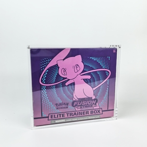 Étui en acrylique avec protection UV à 99 %, aimant puissant, épaisseur 5-8 mm, pour Pokémon 151 et boîte d'entraînement d'élite Scarlet Violet ETB, affichage - Product Image 1