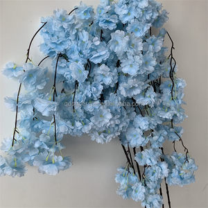 B-155 fiori artificiali di ciliegio fiori alti del ramo blu cielo Sakura fioritura giapponese rami di ciliegio pieno fiore di ciliegio - Product Image 4