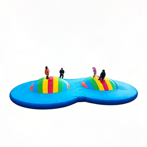 Balles gonflables de saut de couleur personnalisée / Manège nuage rebondissant, aire de jeux commerciale et parc d'attractions, attraction gonflable - Product Image 2