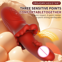 Vibrateur à bille coulissante multi-fréquences avec recharge USB, étanche IPX7, faible bruit 40 dB pour stimulation du point G, jouet sexuel pour adultes