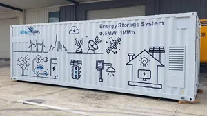 Ess 48V 280Ah Solar System Li-ion Energy Storage System 500kwh 1MWh 2MWh Lithium Battery Power Storage Container