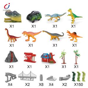 Juego de Pista de Carreras de Dinosaurios Flexible de 183 Piezas para Armar, Juguete Creativo de Dinosaurios Flexibles para Niños - Product Image 3