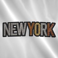 Flyances Fabricant Personnalisé Strass New York Logo Baseball Casquette Patches