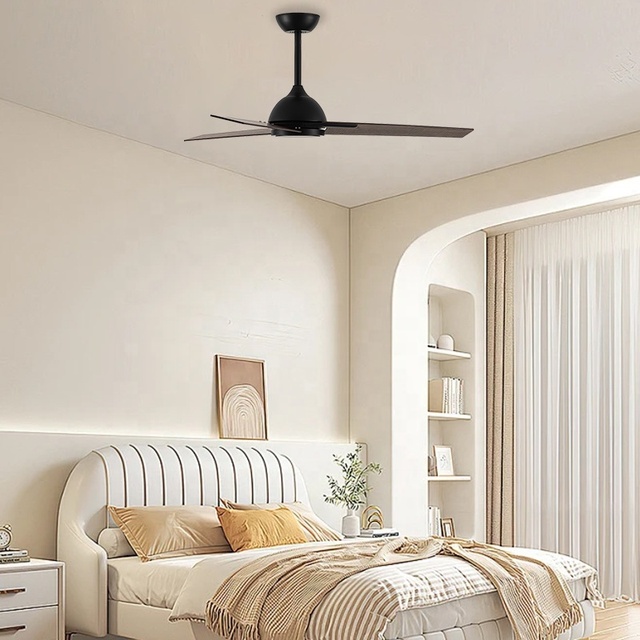 Low Energy DC Ceiling Fan 3 Blade 52inch BLDC Smart Fan with Remote Control App-Controlled for Household & Hotel Use