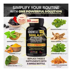 <span class=keywords><strong>Capsule</strong></span> Shilajit etichette personalizzate con <span class=keywords><strong>capsule</strong></span> Ashwagandha <span class=keywords><strong>Ginkgo</strong></span> <span class=keywords><strong>Biloba</strong></span> Shilajit supportano la spinta del metabolismo dell'energia immunitaria - Product Image 2