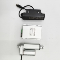 Mini actionneur linéaire rapide DC 12V 24VDC, moteur d'actionneur linéaire, télécommande sans fil, boîte de commande avec support de montage