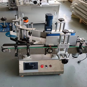 Desktop Automatic <b>Sticker</b> Round Plastic Glass Bottle Labeling Bottle <b>Machine</b> Semi Automatic for Bottle - Product Image 1
