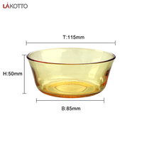 Verre Micro-ondes Au Four Ambre Bol Et La Plaque De Fixation Pour Salade Soupe Dîner Dans La Cuisine