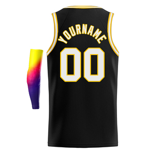 Maillots de basketball personnalisés pour adultes en gros – Imprimés, en mesh respirant, anti-bactériens, sans manches, brodés - Product Image 4