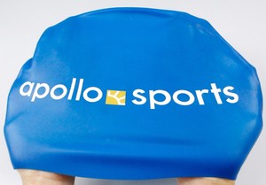 Al por mayor logotipo personalizado de impresión de 100% de silicona <span class=keywords><strong>S</strong></span>/L/XL tamaño má<span class=keywords><strong>s</strong></span> grande hombre gorras de natación - Product Image 2