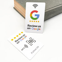 Tarjeta inteligente personalizada Socia Media con código QR, tarjeta de visita NFC de WhatsApp
