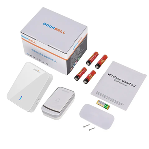 Aibont <span class=keywords><strong>timbre</strong></span> inalámbrico diseño impermeable 4 DC 6V 3A batería 12V23A batería requerida botón enchufe de corriente continua - Product Image 6