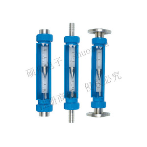 เครื่องวัดการไหลแบบโรเตอร์แก้ว 4-100 มม. 0.016-1000 ลิตร/ชม. สแตนเลส สำหรับก๊าซและของเหลว - Product Image 1