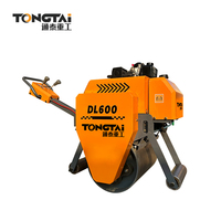 Compacteur vibrant autoporté mini 350 kg TT-DL600 avec moteur Changfa – Équipement de construction routière haute efficacité