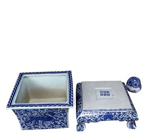 Jingdezhen <span class=keywords><strong>maceta</strong></span> <span class=keywords><strong>de</strong></span> porcelana blanca azul pintada a mano, <span class=keywords><strong>maceta</strong></span> cuadrada <span class=keywords><strong>de</strong></span> <span class=keywords><strong>unicornio</strong></span> Arhat, bonsái <span class=keywords><strong>de</strong></span> pino, <span class=keywords><strong>maceta</strong></span> <span class=keywords><strong>de</strong></span> orquídea para decoración <span class=keywords><strong>de</strong></span> jardín - Product Image 5
