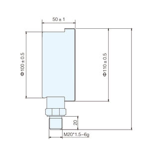 Manómetro Digital <span class=keywords><strong>de</strong></span> Presión 0-60MPa <span class=keywords><strong>de</strong></span> Alta Precisión con Calibración - Product Image 5