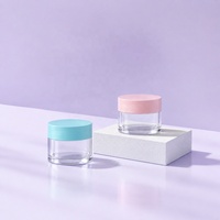 Offre Spéciale – Pot en Plastique Transparent à Large Ouverture pour Cosmétiques, Cylindre de Rangement Vide, 30g, en PET avec Couvercle à Vis