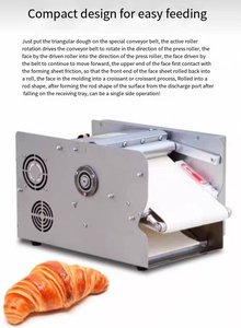 Máquina para Hacer Croissants Automática de Acero Inoxidable, Rodillo para Pan, Máquina para Hacer Croissants de Sobremesa - Product Image 2