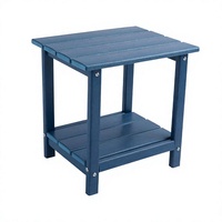 Table d'appoint moderne en plastique pour l'extérieur, résistante à l'eau et au soleil, idéale pour le camping, les pique-niques, les patios et les jardins