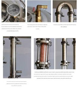 Máquina de Destilación de Agua de Rosas de 15L, Mini Destilador de Hidrosol de Rosas con Separador de Aceite de Vidrio para Uso Doméstico, Belleza y Spa - Product Image 4