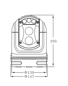 Cámara Térmica PTZ de 25 mm <span class=keywords><strong>para</strong></span> Vehículos - Product Image 4