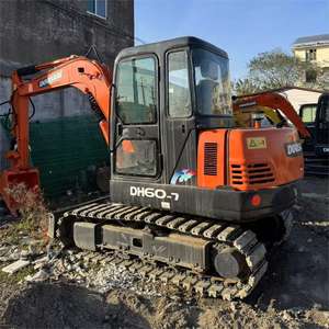 Mini-excavatrice Doosan Dh60 60-7 d'occasion de 6 tonnes à vendre, mini-pelle Doosan Dh60 60-7 en stock - Product Image 3