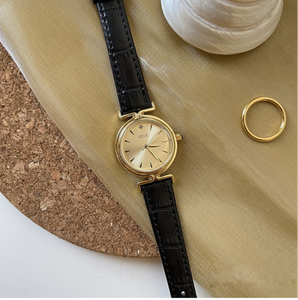 Reloj de Cuarzo IEKE Clásico, Redondo, Moderno y Bonito, con Correa de Cuero Vacuno Genuino, Resistente al Agua, para Mujer, Chicas y Estudiantes - Product Image 2