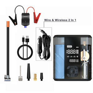 مشغل قفزة سريع 2 في 1 سلكي ولاسلكي متعدد الوظائف لسيارات البترول 6.0 لتر ووقود الديزل يشمل نافخة - Product Image 1
